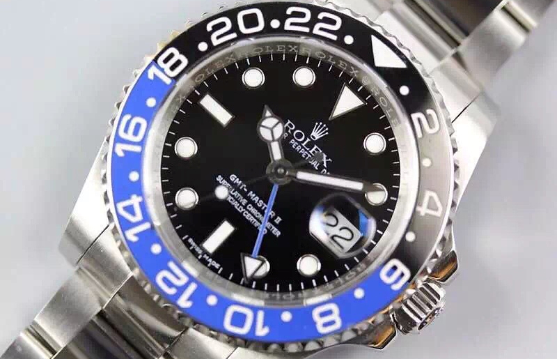 REPLICA ROLEX GMT MASTER II Negro/Azul